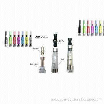Colorful Cartridge eGo CE4/CE5/CE6 Atomizers, Detachable for Electronic Cigarette, 1.6mL Capacity